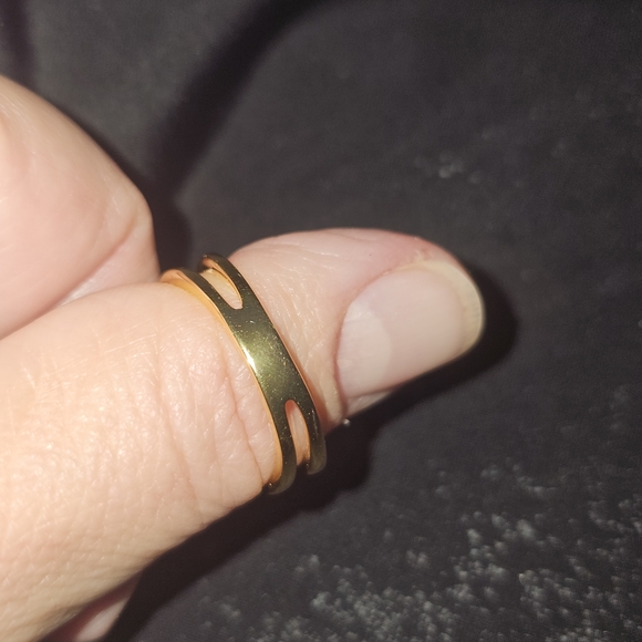 Certified 1.2 CT Moissanite Engagement Ring Gold Plated Sterling Silver | Size 9 - Picture 10 of 13